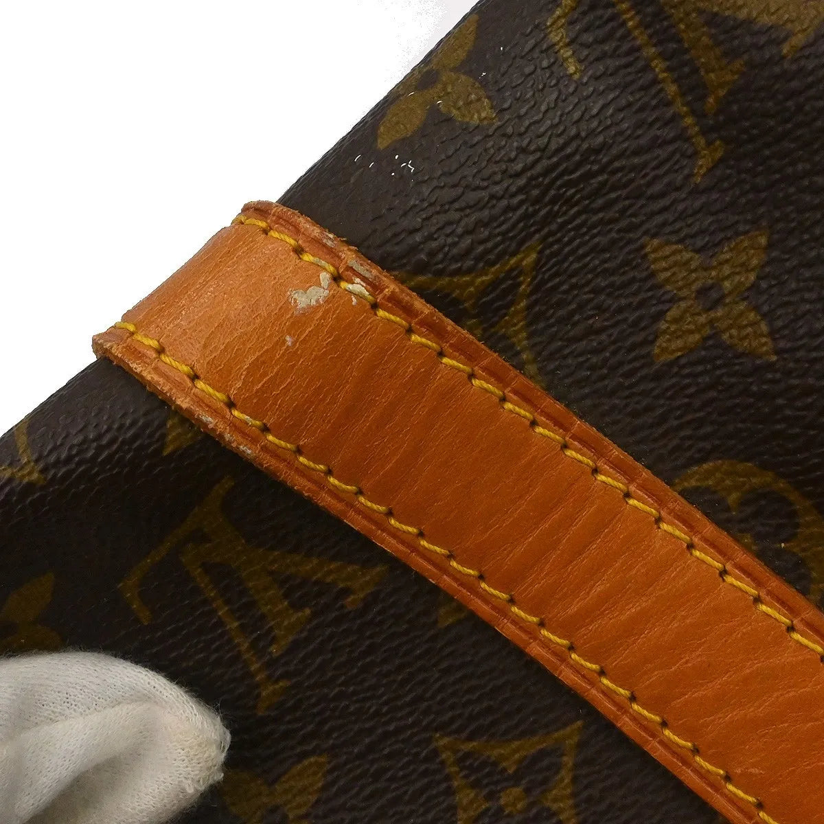 Louis Vuitton Keepall Monogram Canvas Brown Canvas Travel Bag Bag (Pre-Owned)