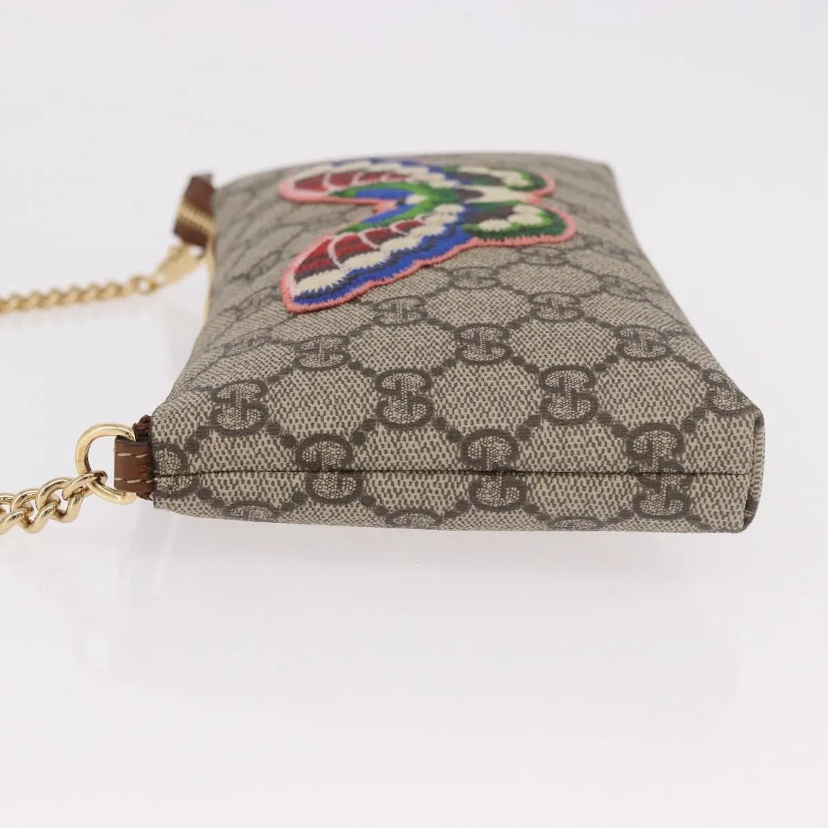 Gucci Pochette Gg Canvas Beige Pvc Clutche & Pouche Bag (Pre-Owned)