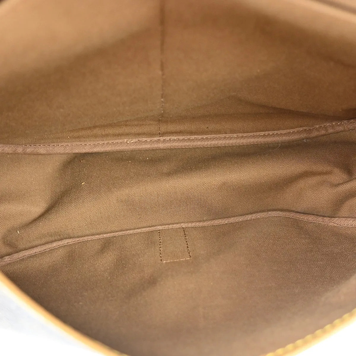 Louis Vuitton Saumur Monogram Canvas Brown Canvas Shoulder Bag Bag (Pre-Owned)