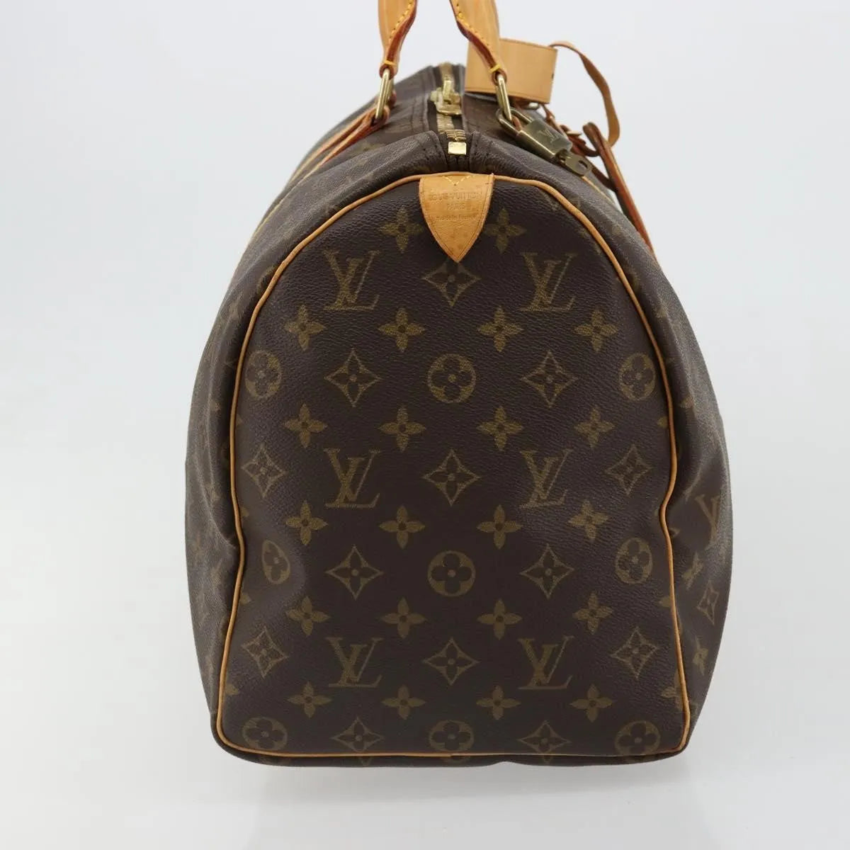 Louis Vuitton Keepall Monogram Canvas Brown Canvas Travel Bag Bag (Pre-Owned)
