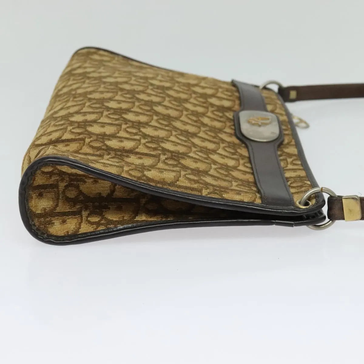 Christian Dior Vintage Trotter Canvas Brown Canvas Shoulder Bag Bag (Pre-Owned)
