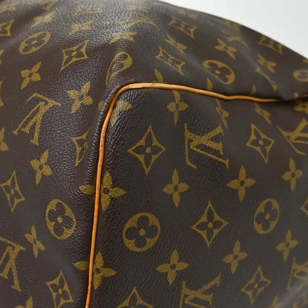 Louis Vuitton Keepall Monogram Brown Canvas Travel Bag Bag (Pre-Owned)