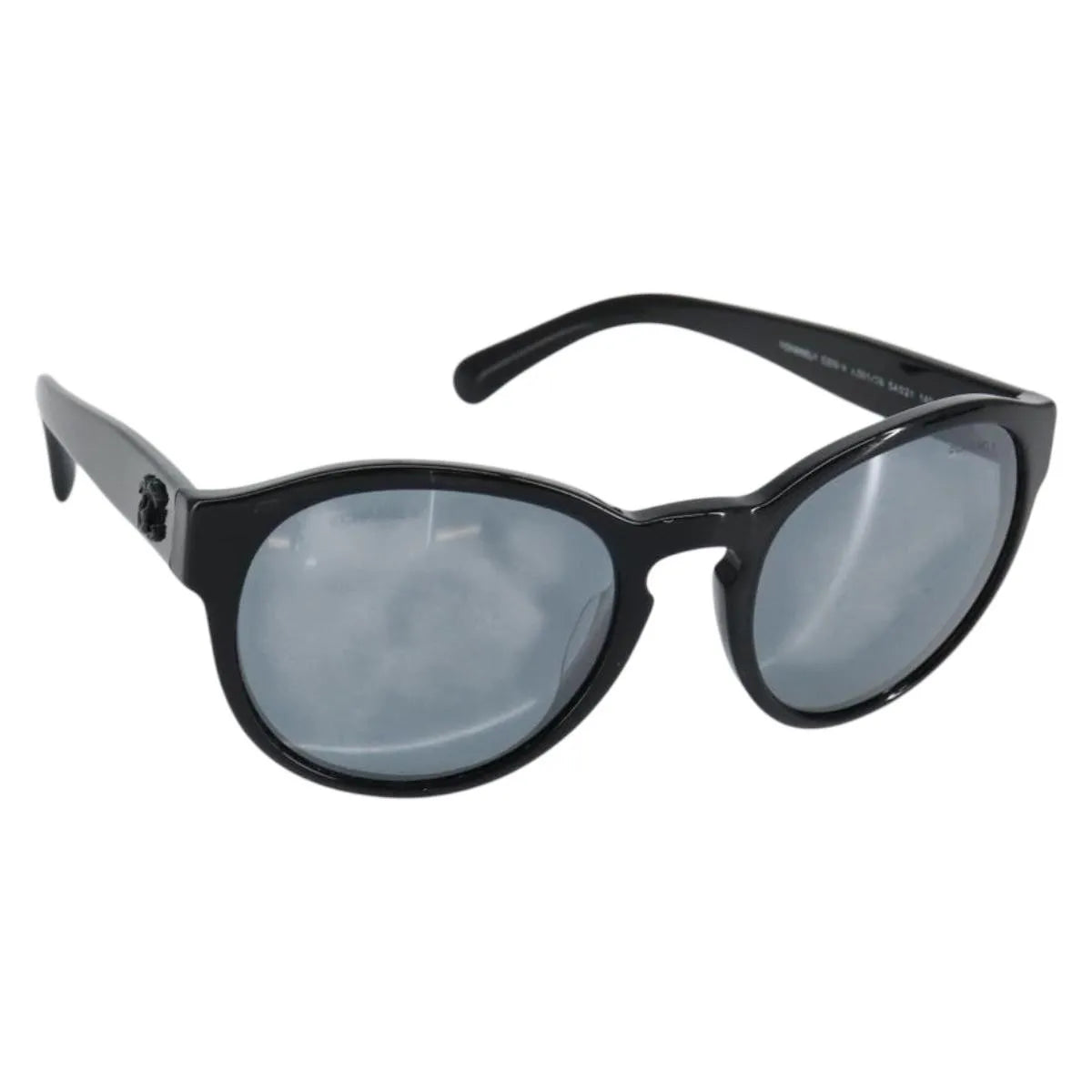 Chanel Chanel Logo Sunglasses Eye Wear Plastic Black Plastic Sunglasse Accessory (Pre-Owned)