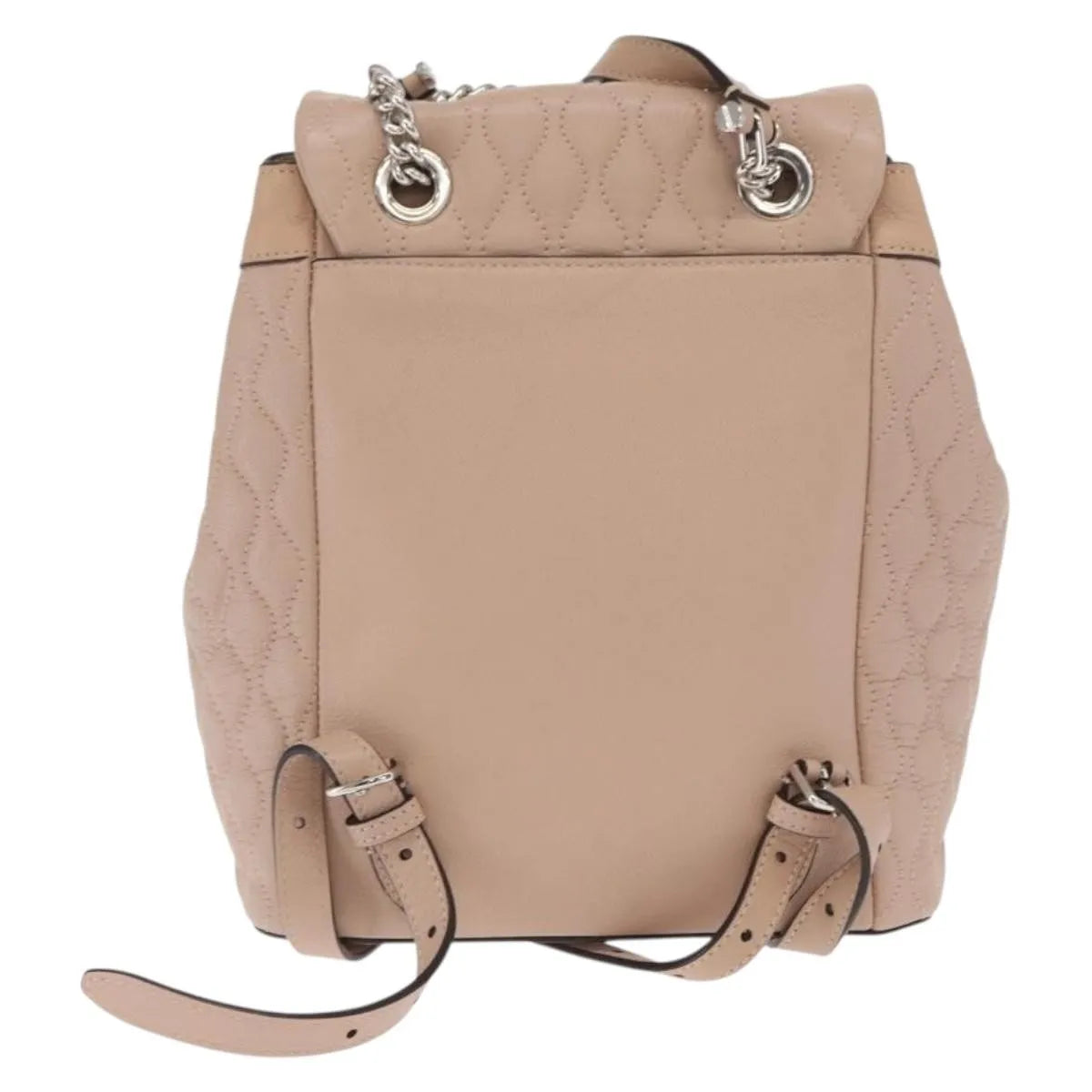 Bally Vintage Leather Pink Leather Backpack Bag (Pre-Owned)