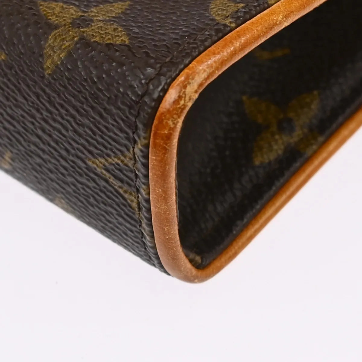 Louis Vuitton Florentine Waist Monogram Canvas Brown Canvas Clutche & Pouche Bag (Pre-Owned)