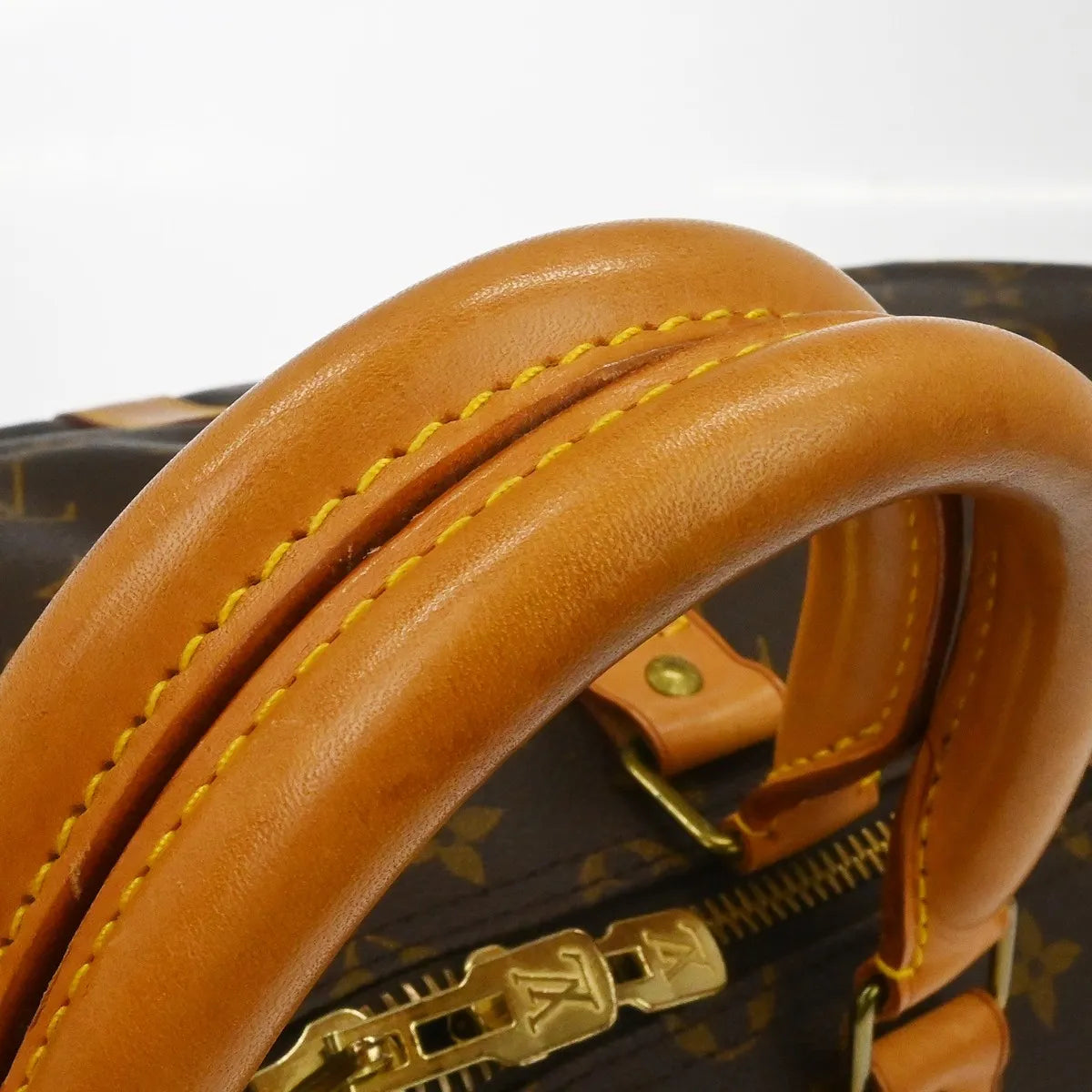 Louis Vuitton Keepall Monogram Canvas Brown Canvas Travel Bag Bag (Pre-Owned)