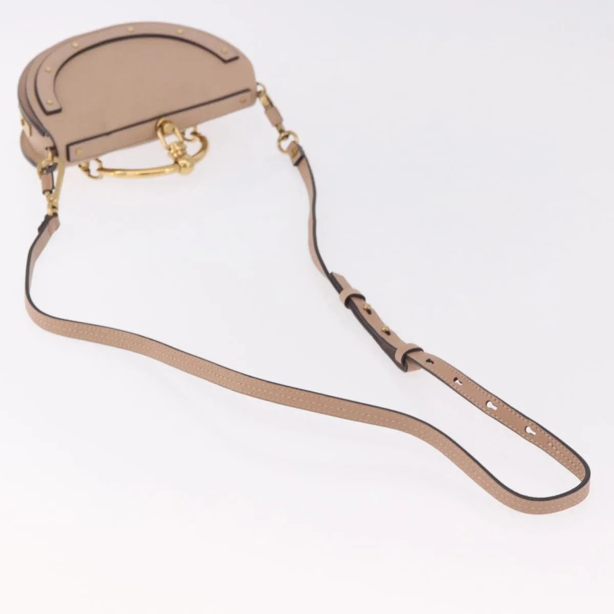 Chloe Nile Minaudière Leather Pink Leather Handbag (Pre-Owned)