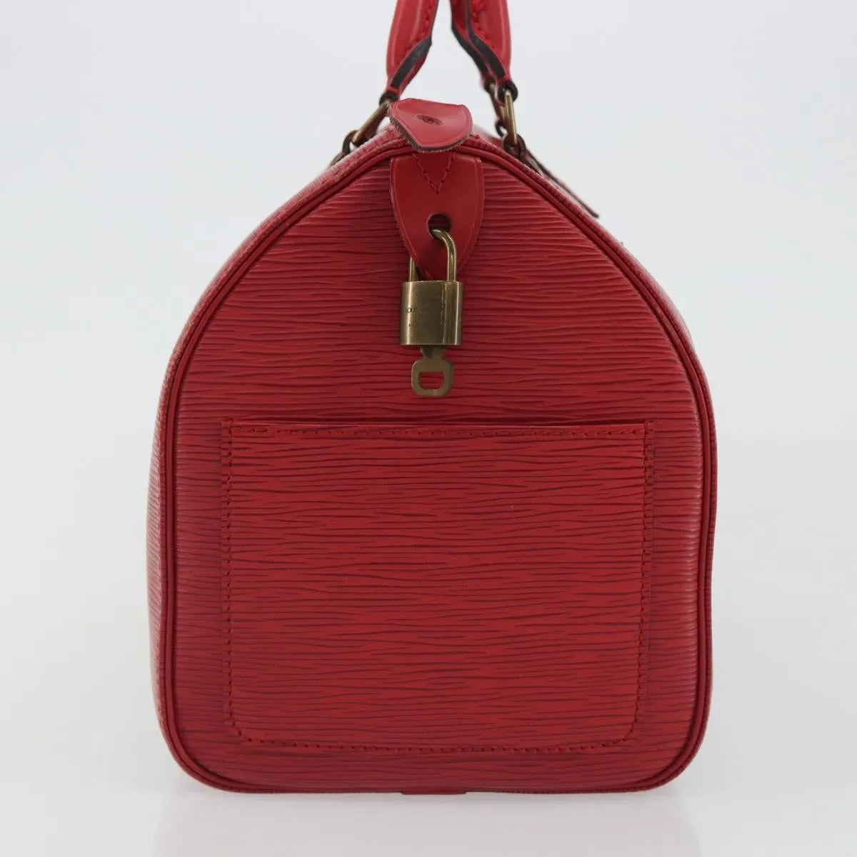 Louis Vuitton Speedy Epi Leather Red Leather Handbag (Pre-Owned)