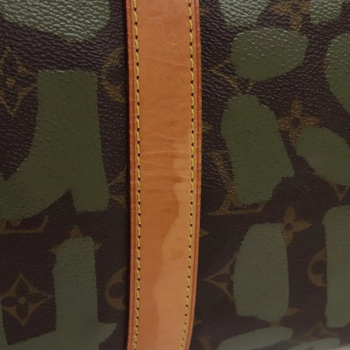 Louis Vuitton Keepall Limited Khaki Canvas Travel Bag Bag (Pre-Owned)