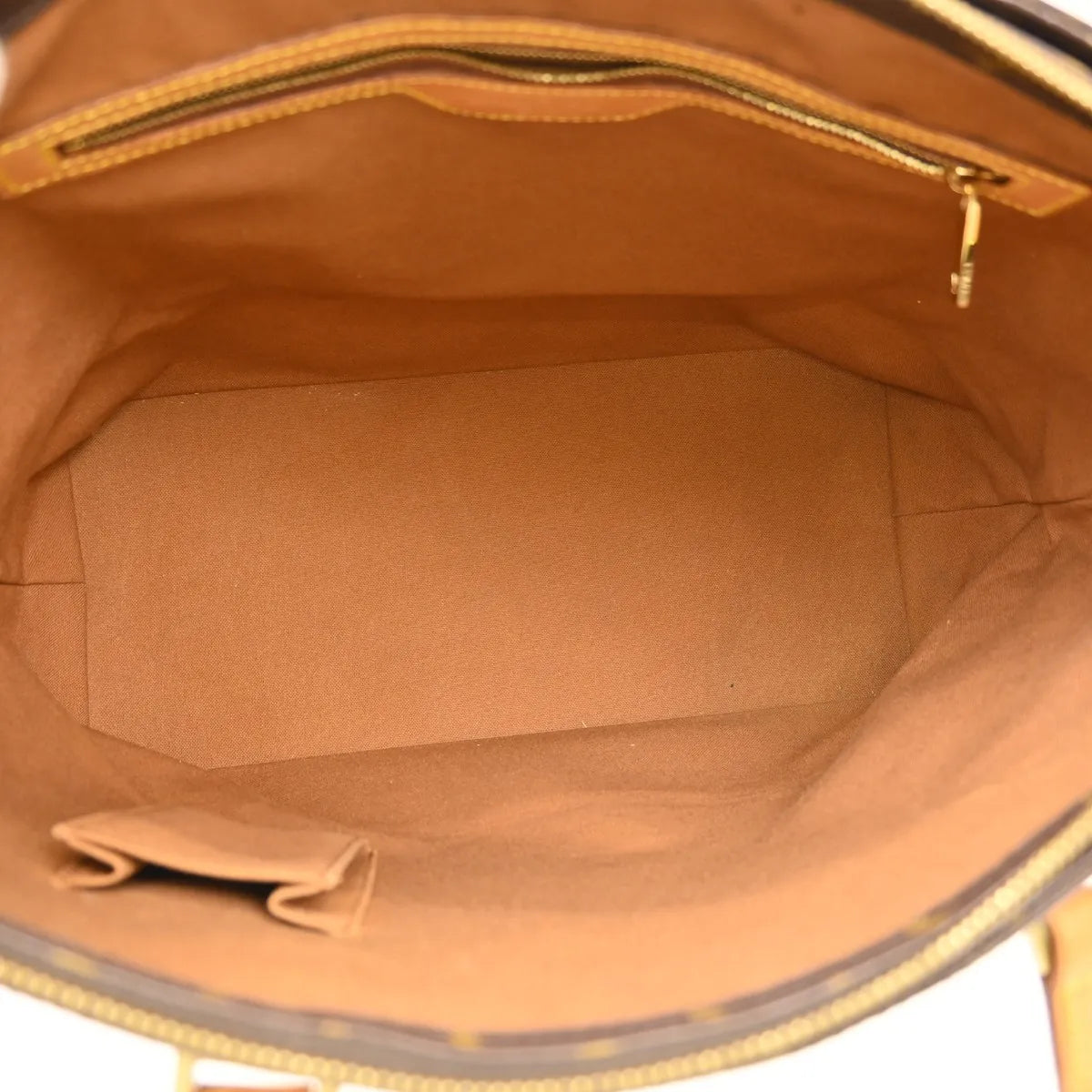 Louis Vuitton Cabas Mezzo Monogram Canvas Brown Canvas Tote Bag Bag (Pre-Owned)