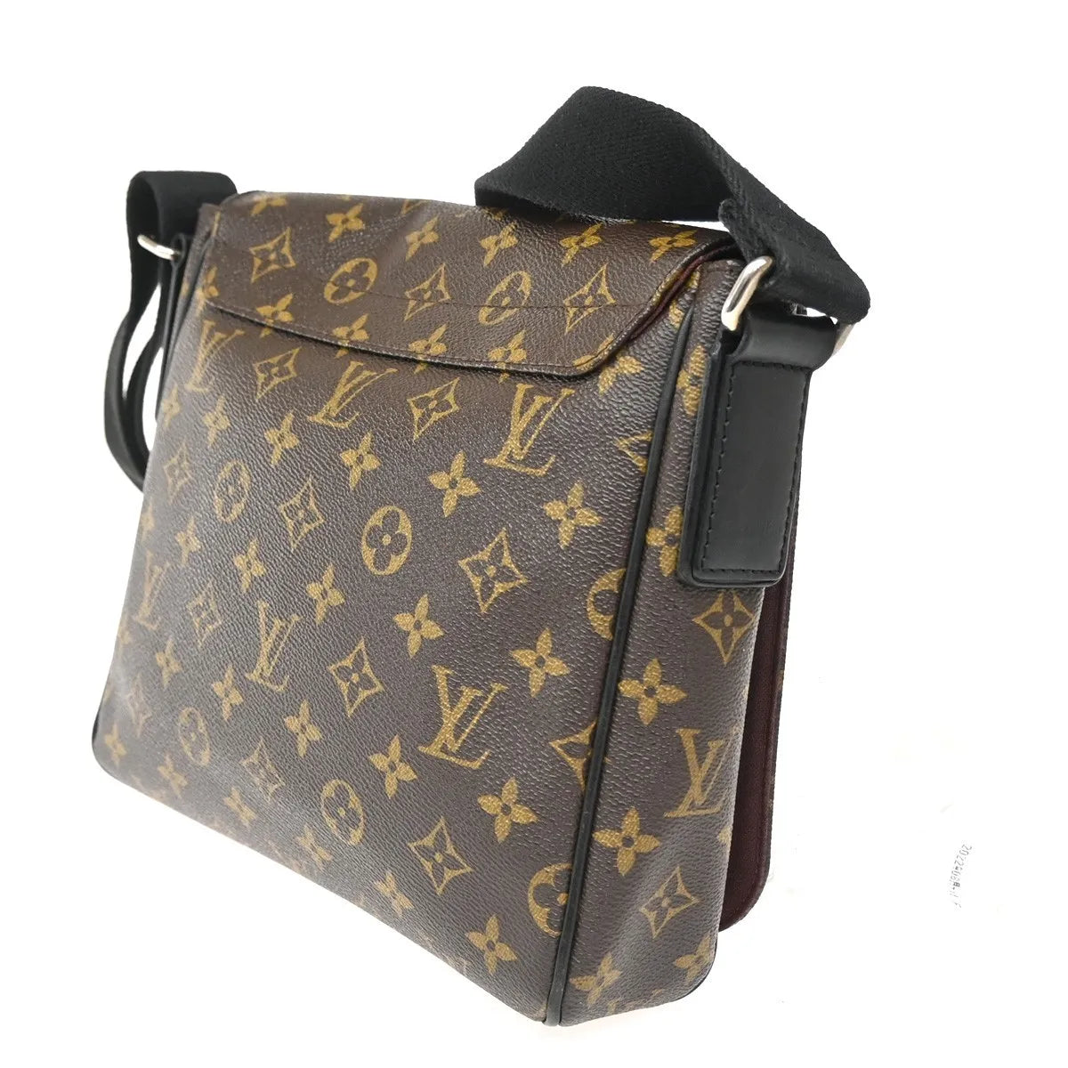 Louis Vuitton District Messenger Bag Macassar Monogram Canvas Brown Canvas Shoulder Bag Bag (Pre-Owned)