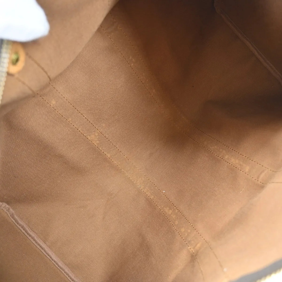 Louis Vuitton Keepall Bag Monogram Canvas Brown Canvas Travel Bag Bag (Pre-Owned)