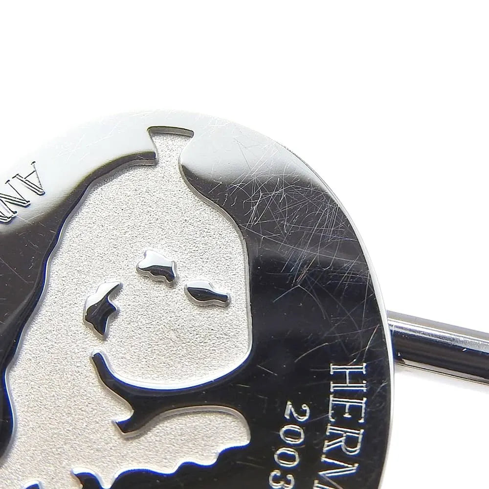 Hermes Annee Mediterranee Cadena Lock Charm Metal Silver Metal Charms And Keychains Accessory (Pre-Owned)