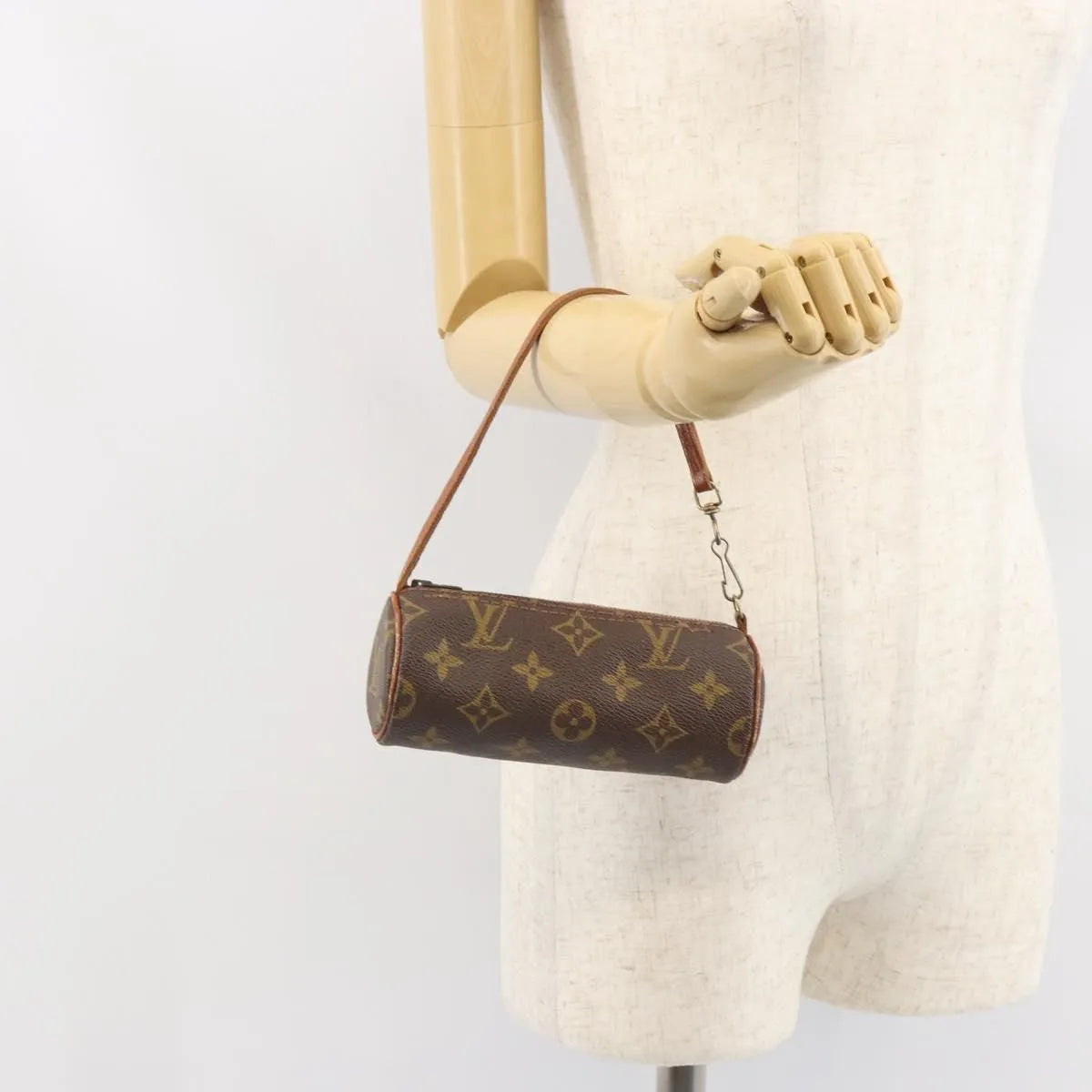 Louis Vuitton Papillon Pochette Monogram Canvas Brown Canvas Clutche & Pouche Bag (Pre-Owned)