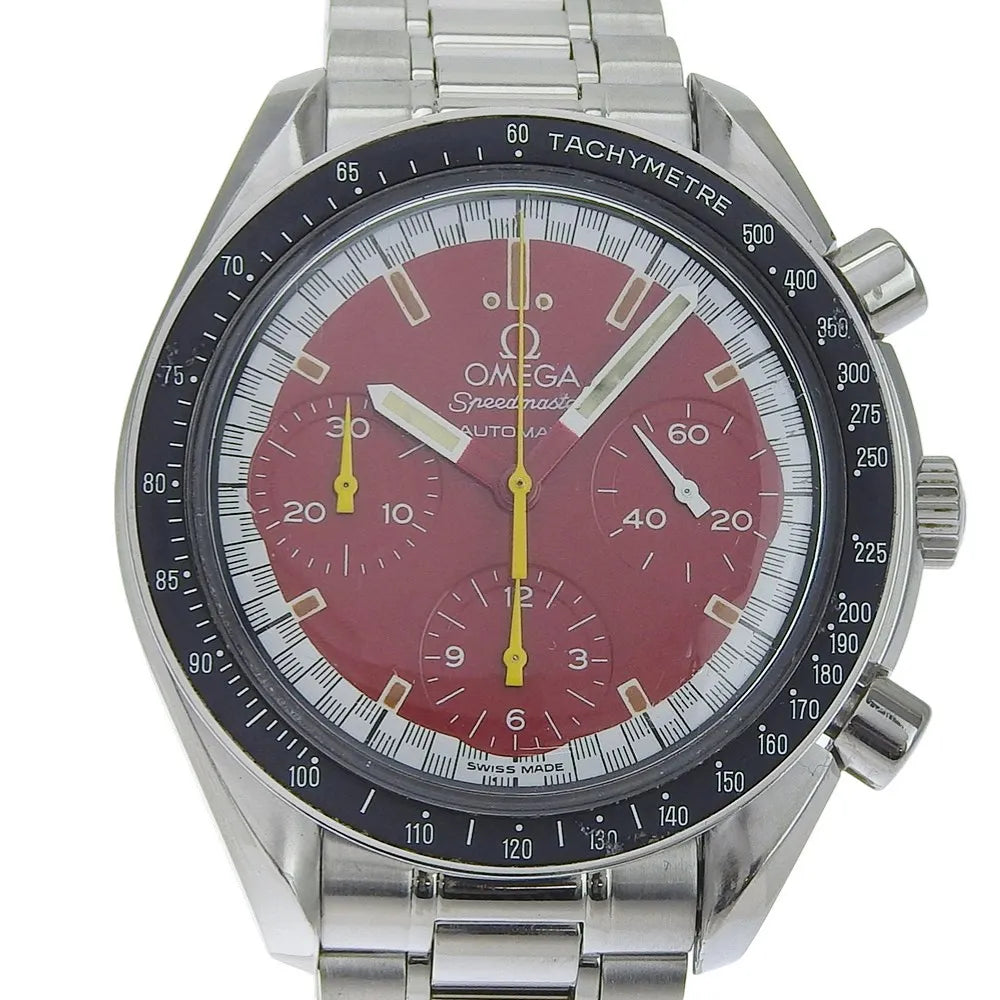 Omega Speedmaster Michael Schumacher Chronograph Automatic Watch Stainless Steel Watch (Pre-Owned)