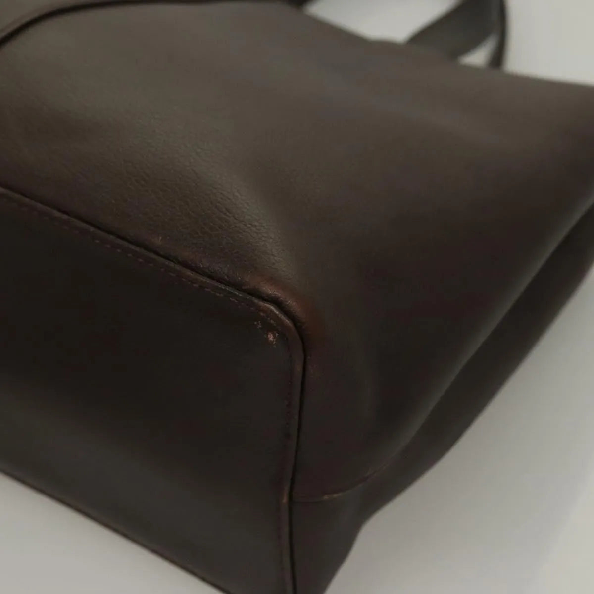 Burberry Vintage Leather Brown Leather Handbag (Pre-Owned)
