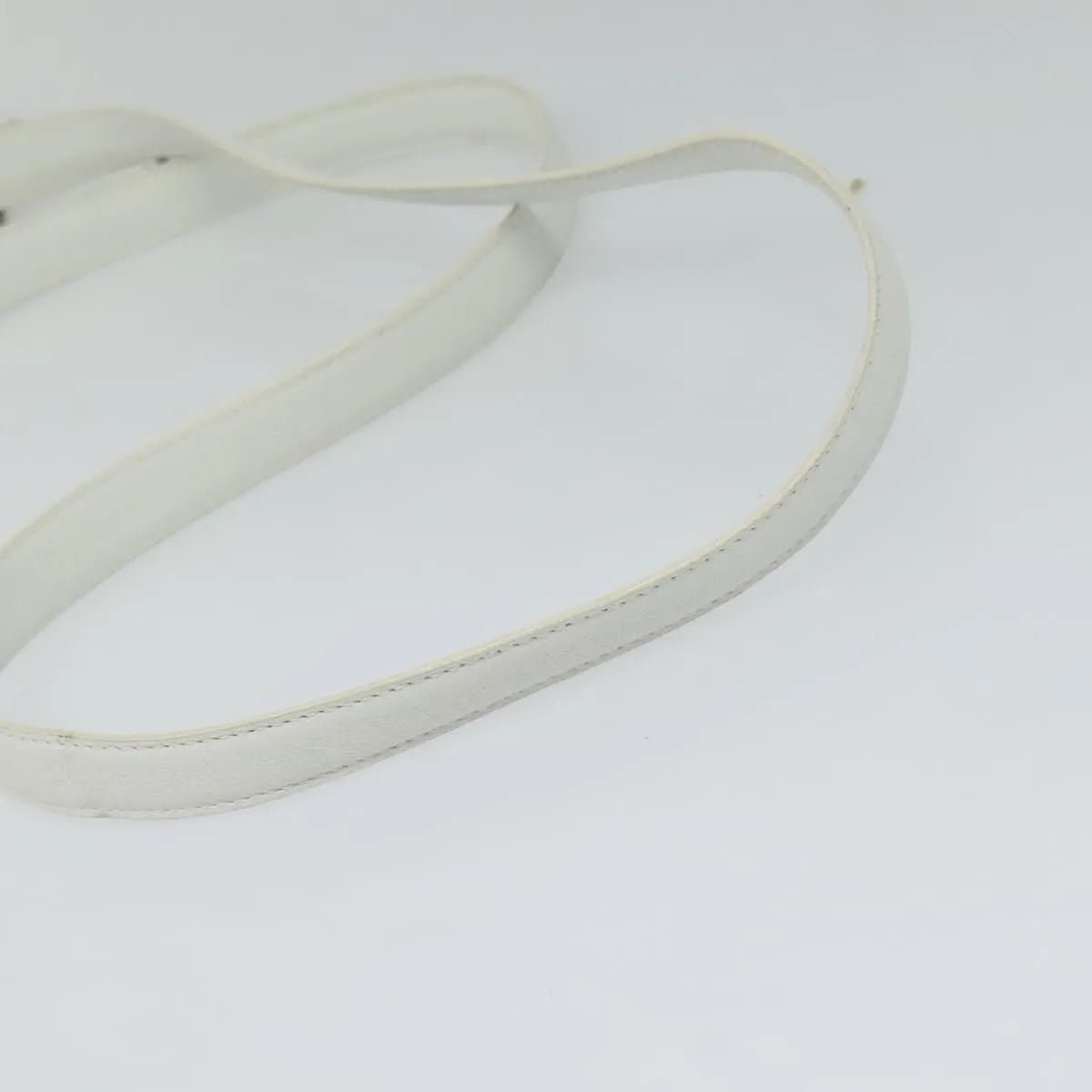 Bvlgari Vintage Leather White Leather Shoulder Bag Bag (Pre-Owned)