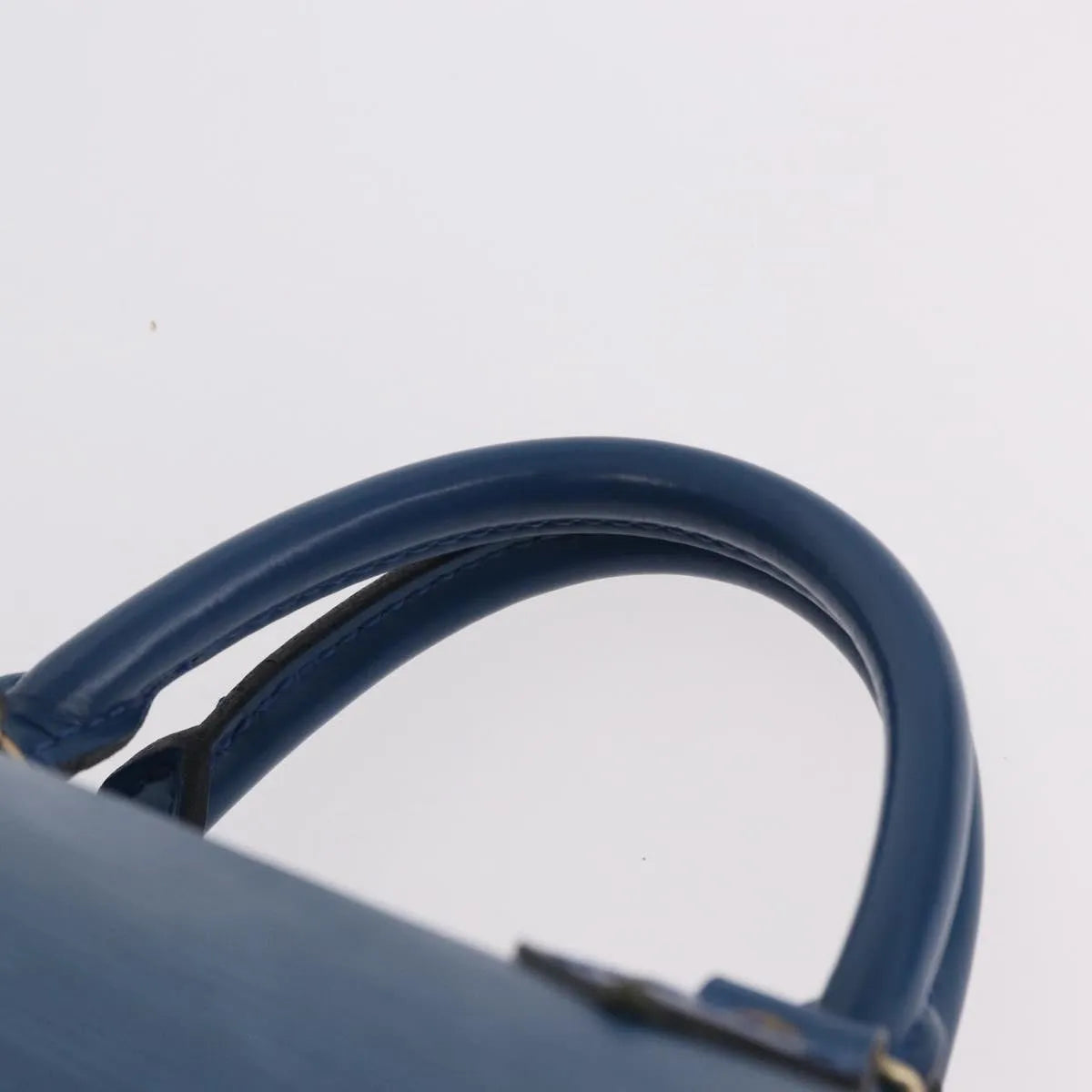 Louis Vuitton Speedy Epi Leather Blue Leather Handbag (Pre-Owned)