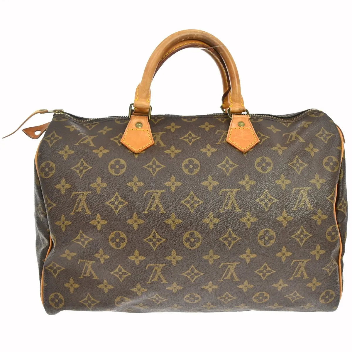 Louis Vuitton Speedy Monogram Canvas Brown Canvas Handbag (Pre-Owned)