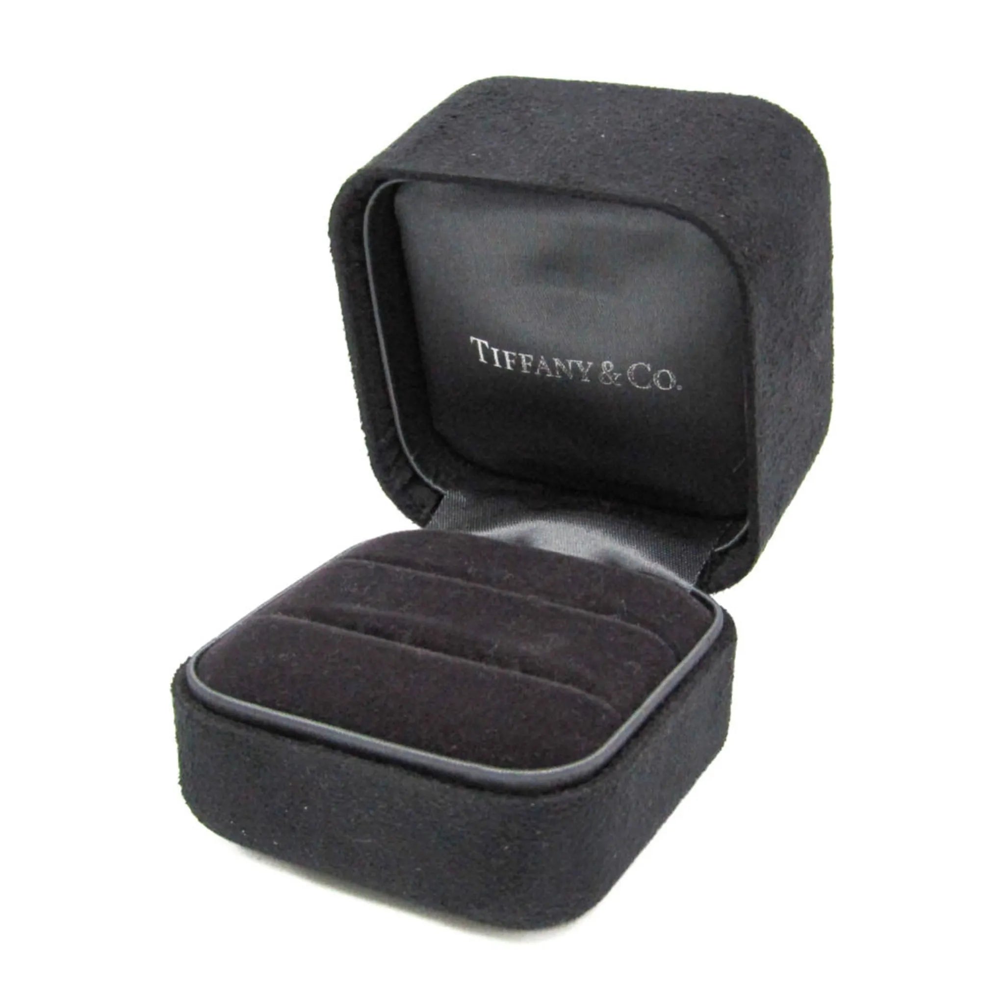 Tiffany & Co. Flat Platinum Silver Platinum Ring Jewelry (Pre-Owned)