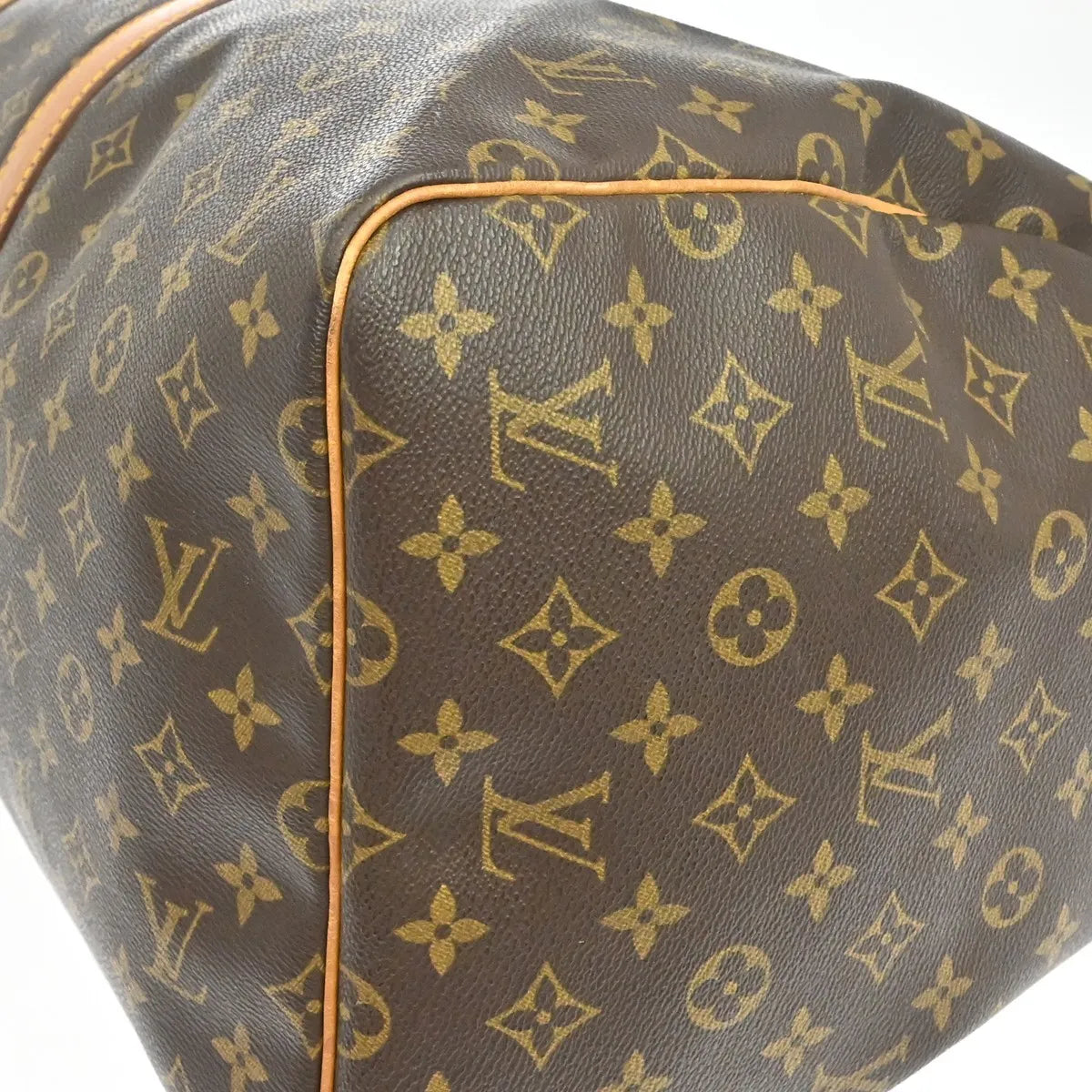 Louis Vuitton Keepall Monogram Canvas Brown Canvas Travel Bag Bag (Pre-Owned)