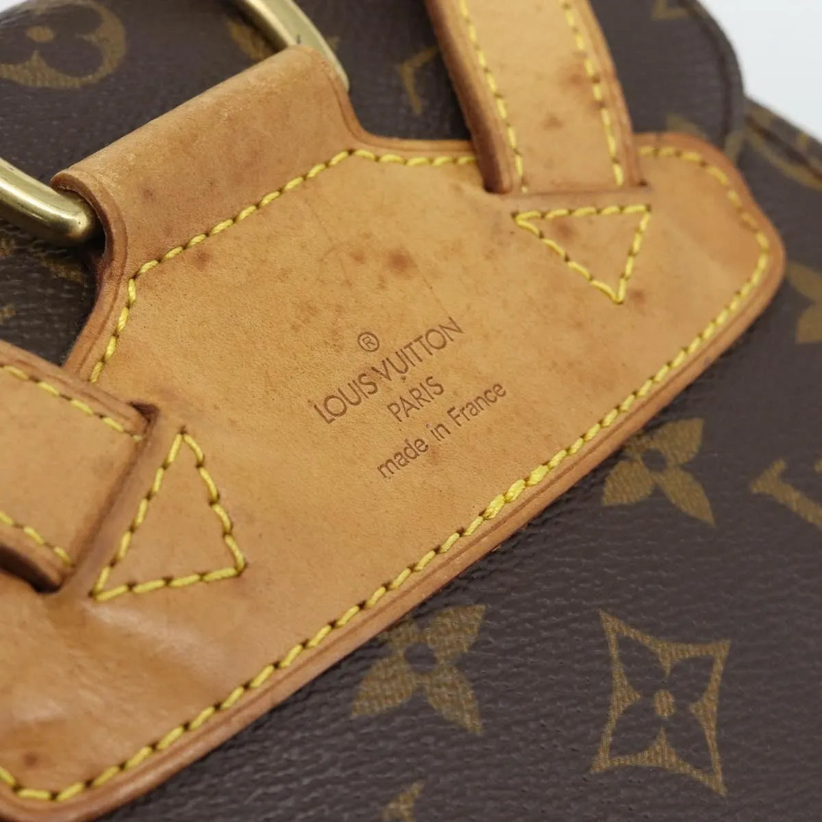 Louis Vuitton Montsouris Monogram Brown Canvas Backpack Bag (Pre-Owned)