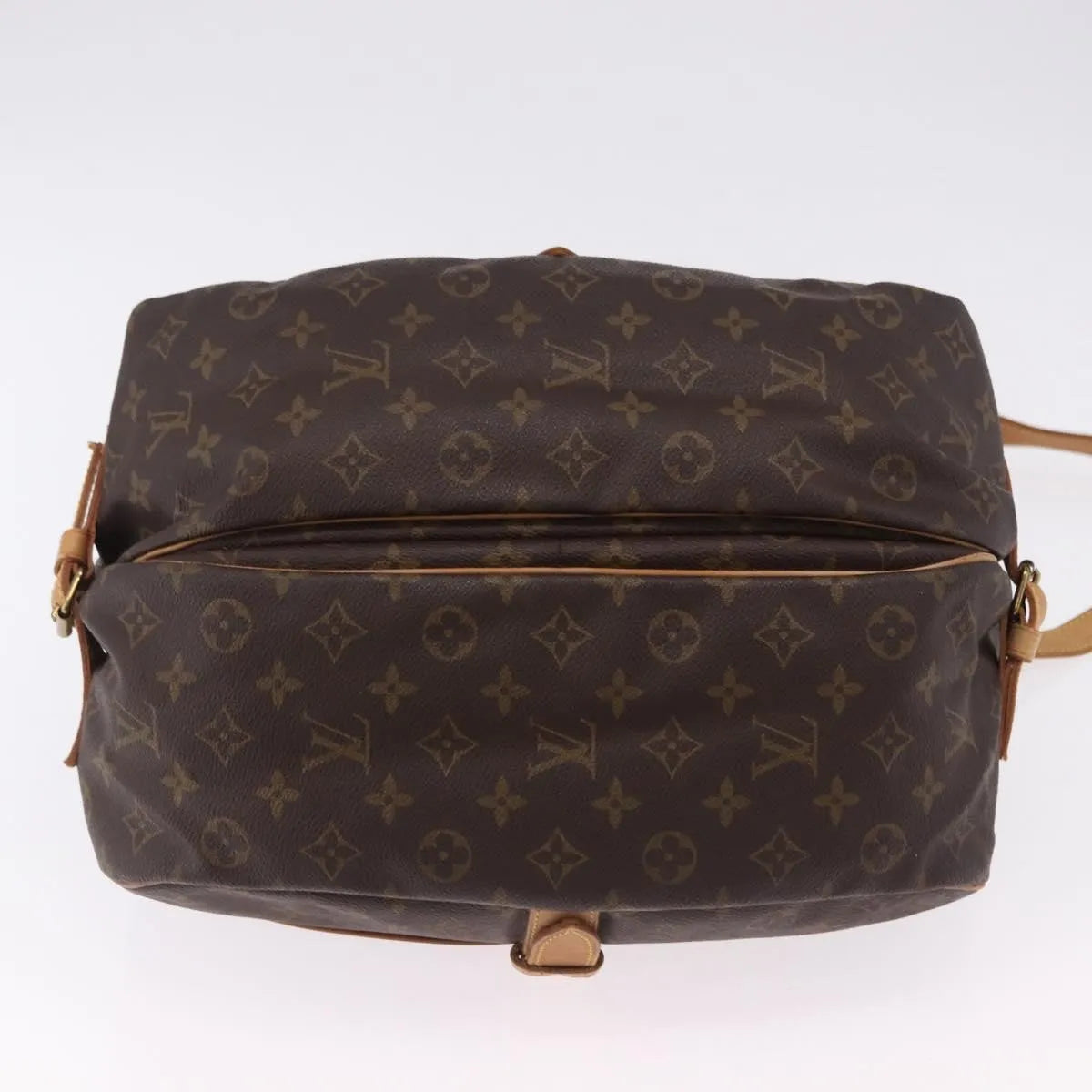 Louis Vuitton Saumur Monogram Brown Canvas Shoulder Bag Bag (Pre-Owned)