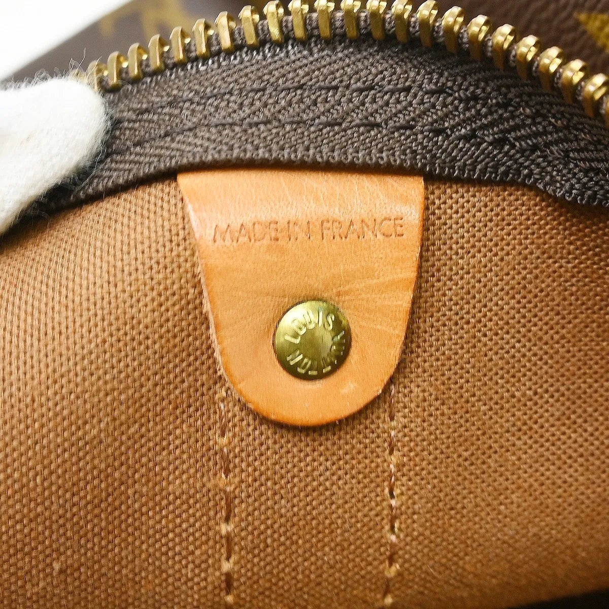 Louis Vuitton Keepall Bandouliere Monogram Canvas Brown Canvas Travel Bag Bag (Pre-Owned)