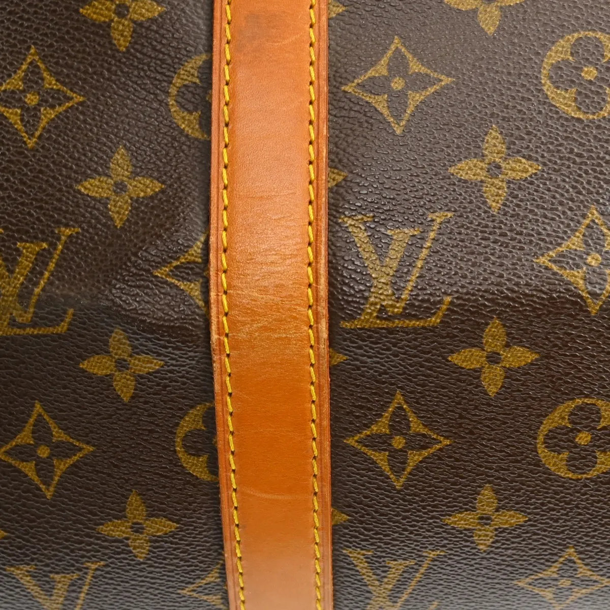 Louis Vuitton Keepall Monogram Canvas Brown Canvas Travel Bag Bag (Pre-Owned)