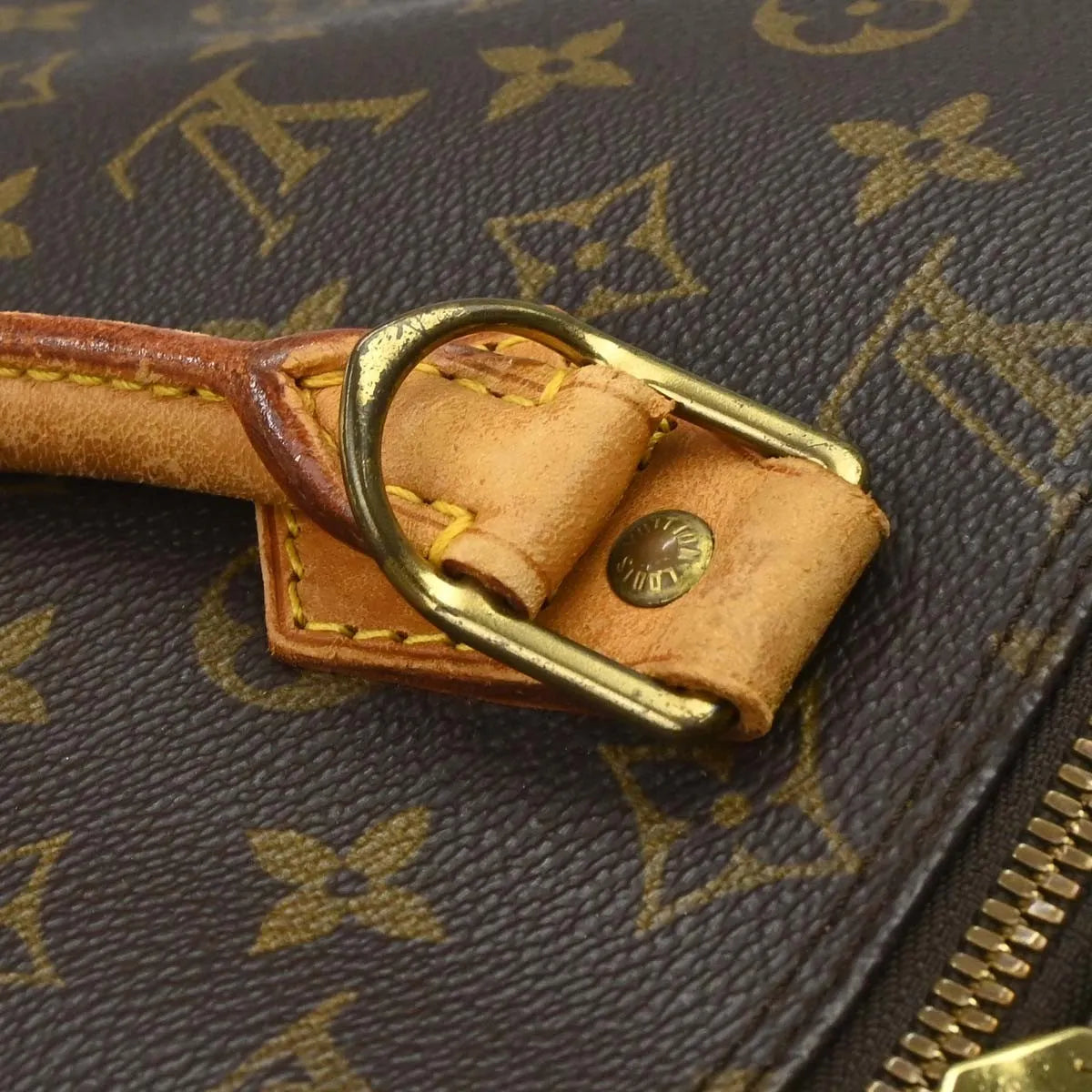 Louis Vuitton Alma Monogram Canvas Brown Canvas Handbag (Pre-Owned)