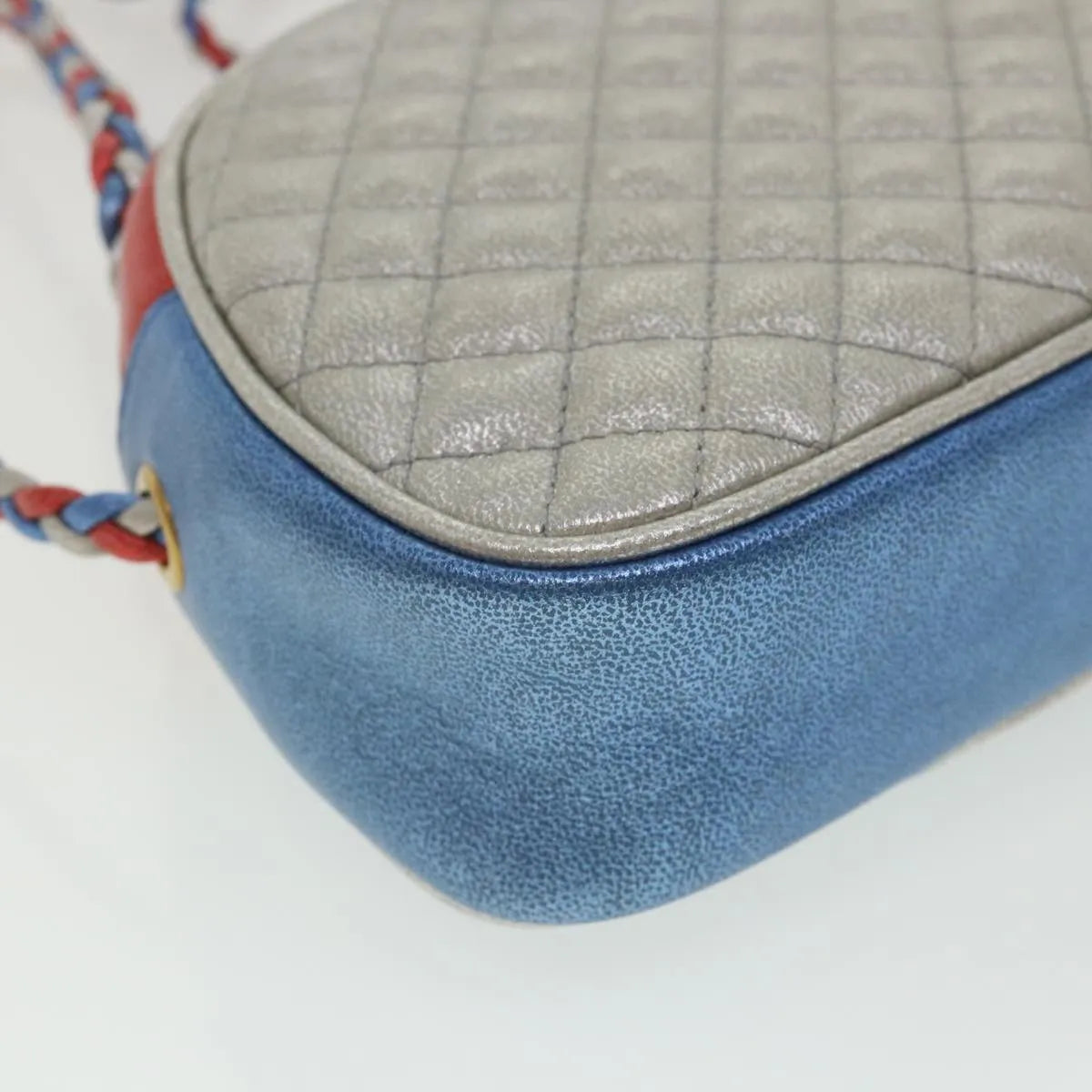 Gucci Trapuntata Camera Lambskin Multicolour Leather Shoulder Bag Bag (Pre-Owned)