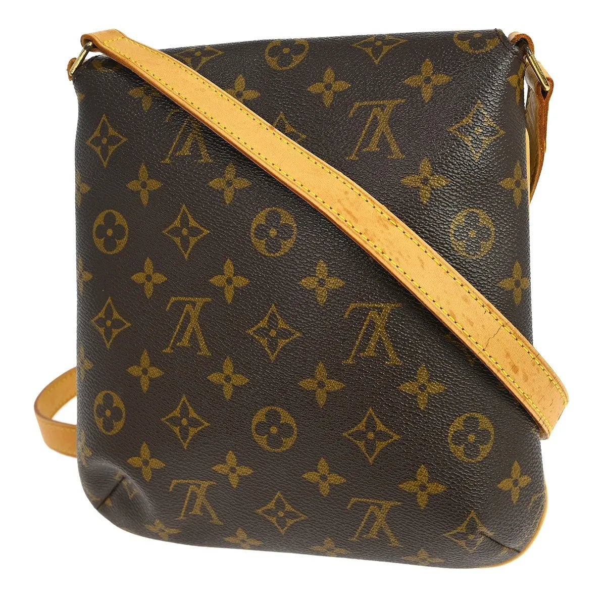 Louis Vuitton Musette Salsa Monogram Canvas Brown Canvas Shoulder Bag Bag (Pre-Owned)