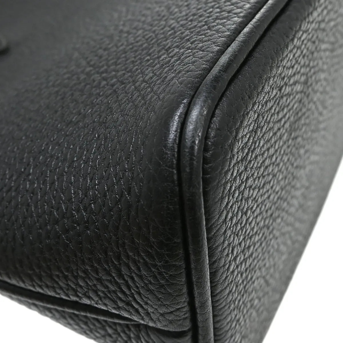 Fendi Vintage Dome Satchel Leather Black Leather Handbag (Pre-Owned)