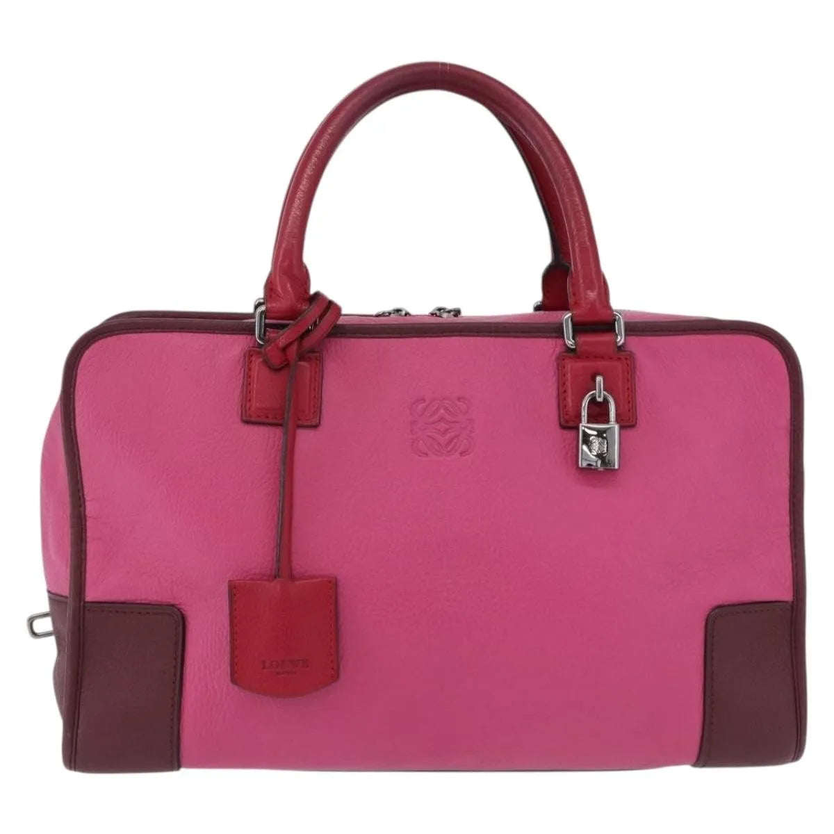 Loewe Amazona Leather Pink Leather Handbag (Pre-Owned)