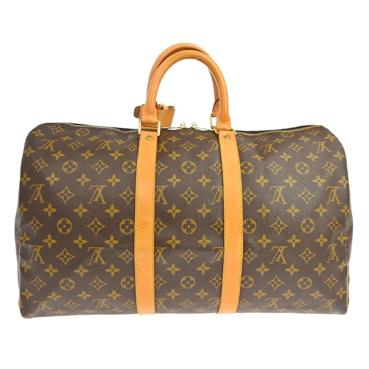 Louis Vuitton Keepall Monogram Canvas Brown Canvas Travel Bag Bag (Pre-Owned)