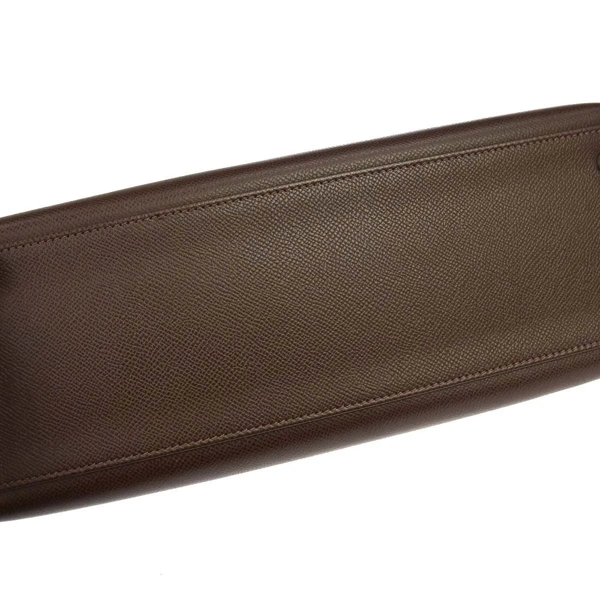 Hermes Kelly Sellier Epsom Brown Calfskin Handbag (Pre-Owned)