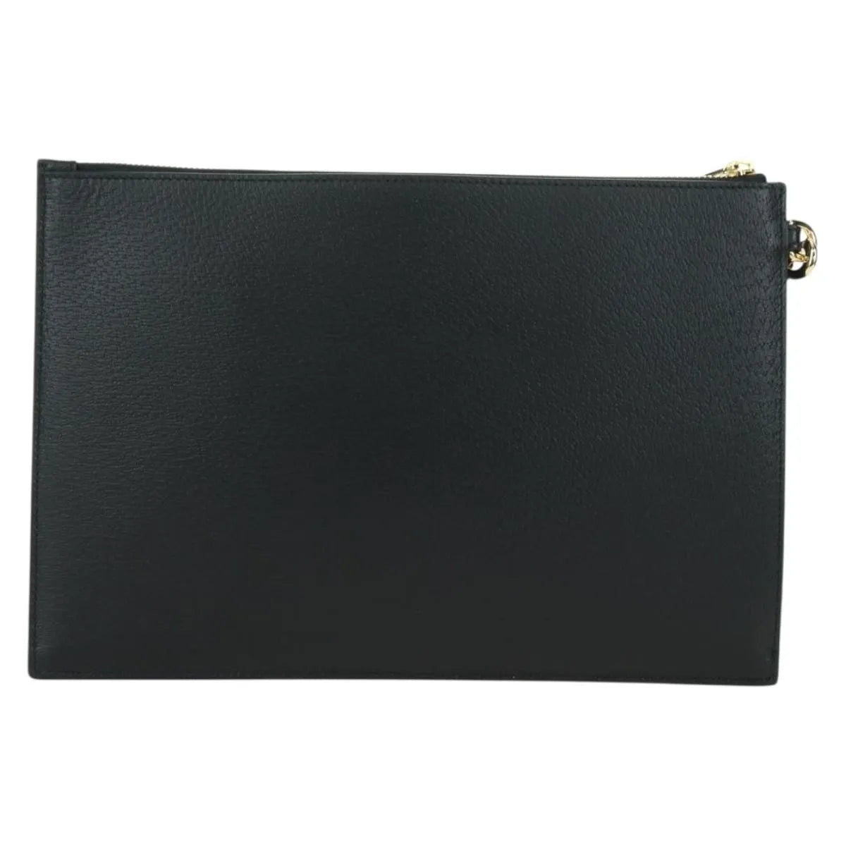 Gucci Horsebit 1955 Gg Canvas And White Leather Black Leather Clutche & Pouche Bag (Pre-Owned)