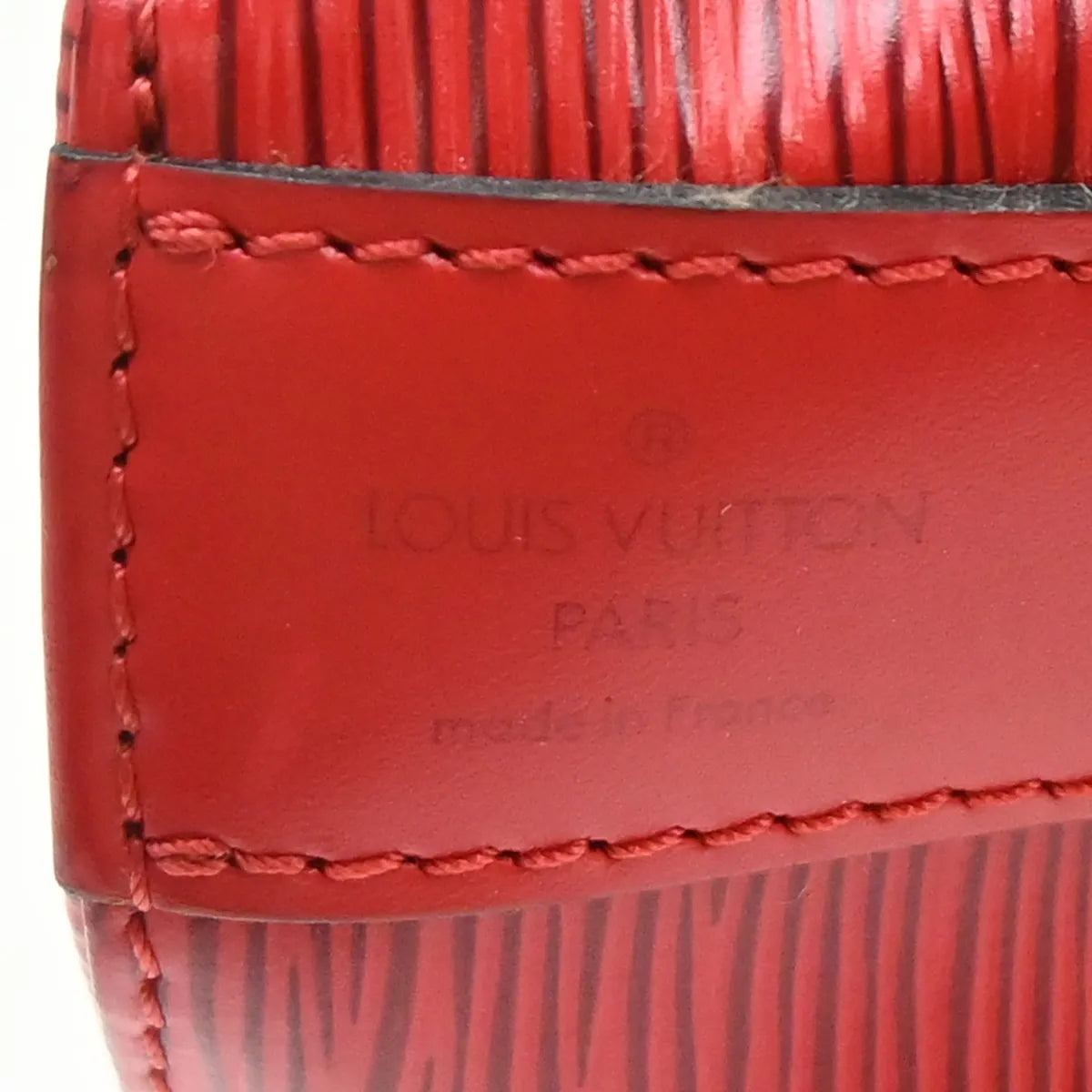 Louis Vuitton Vintage Sac D'epaule Epi Leather Red Leather Shoulder Bag Bag (Pre-Owned)