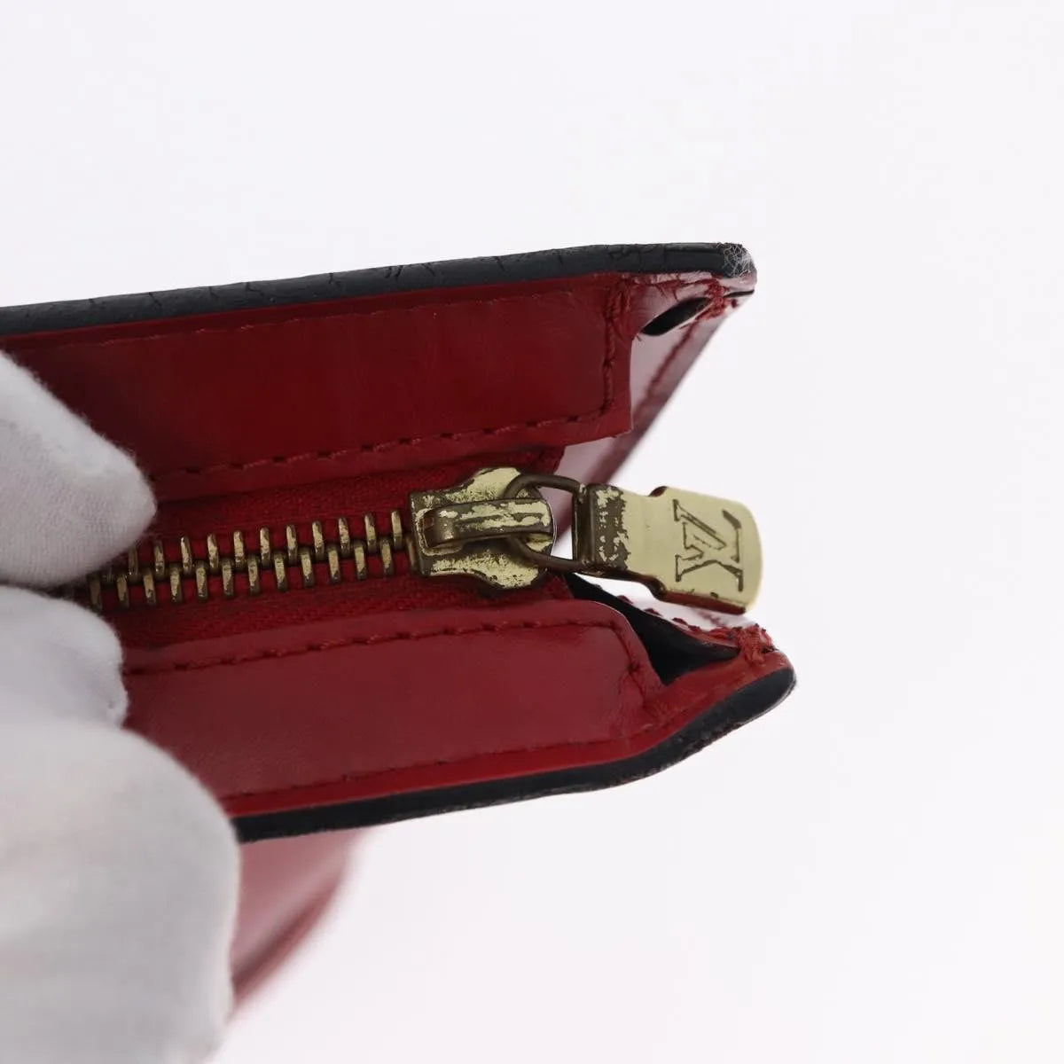 Louis Vuitton Saint Jacques Epi Red Leather Handbag (Pre-Owned)