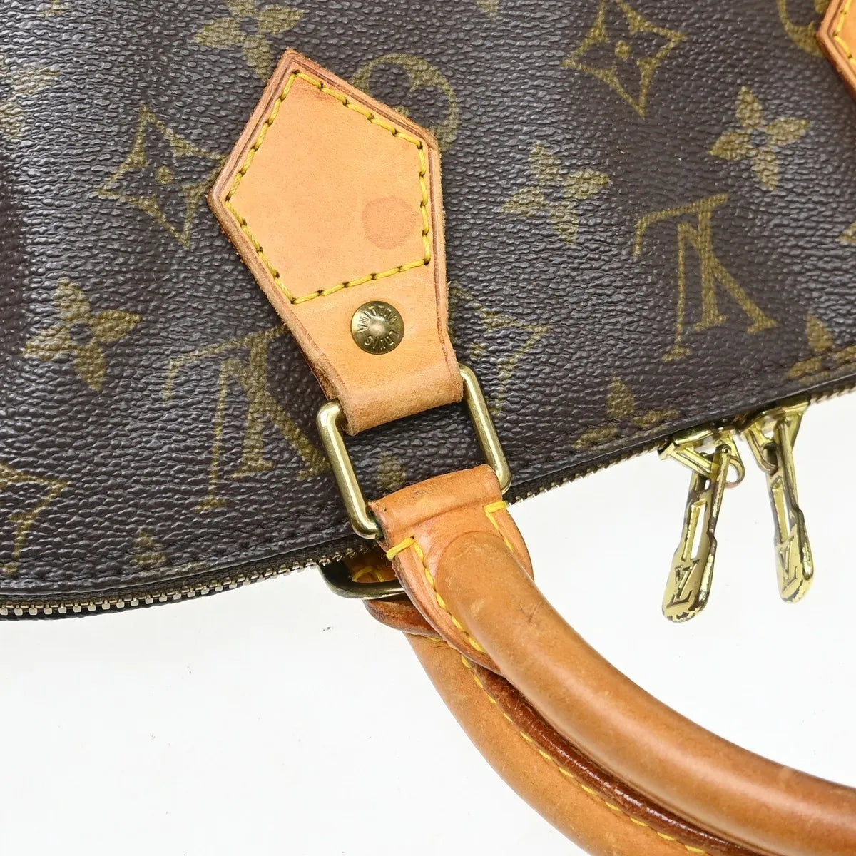 Louis Vuitton Alma Monogram Canvas Brown Canvas Handbag (Pre-Owned)