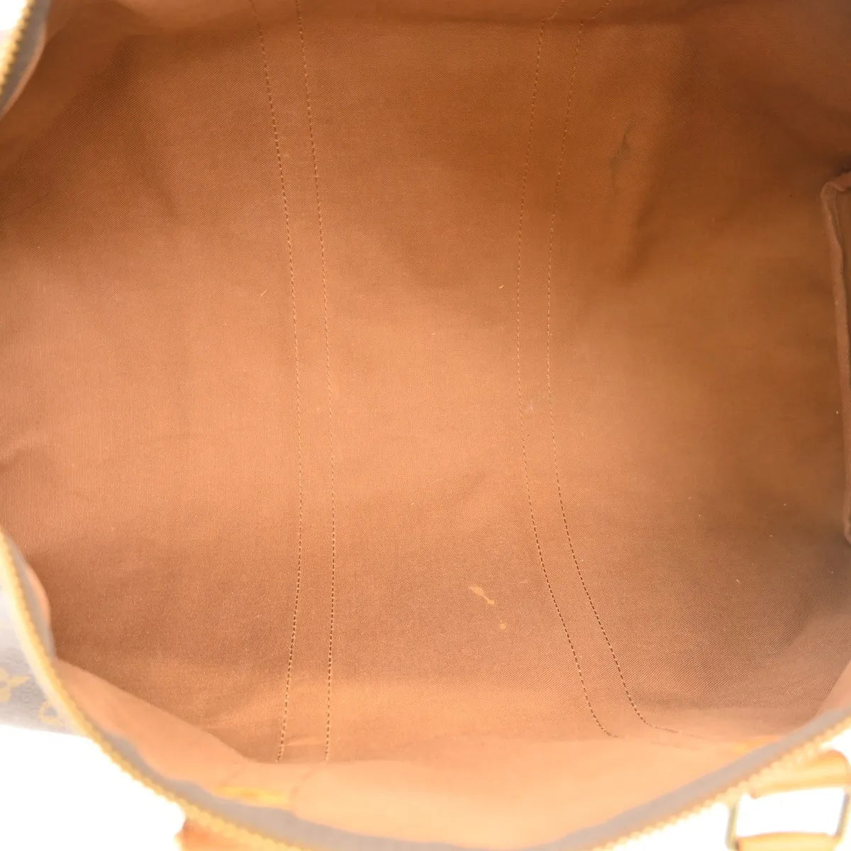Louis Vuitton Keepall Canvas Brown Canvas Travel Bag Bag (Pre-Owned)