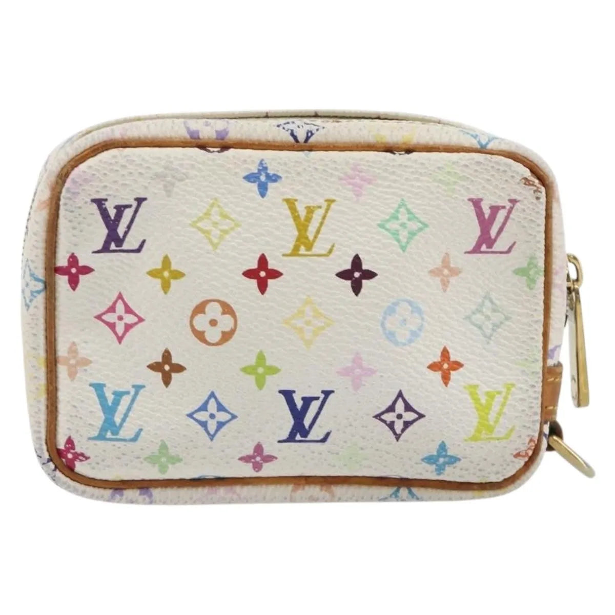 Louis Vuitton Wapity Trousse Monogram Multicolor White Canvas Clutche & Pouche Bag (Pre-Owned)