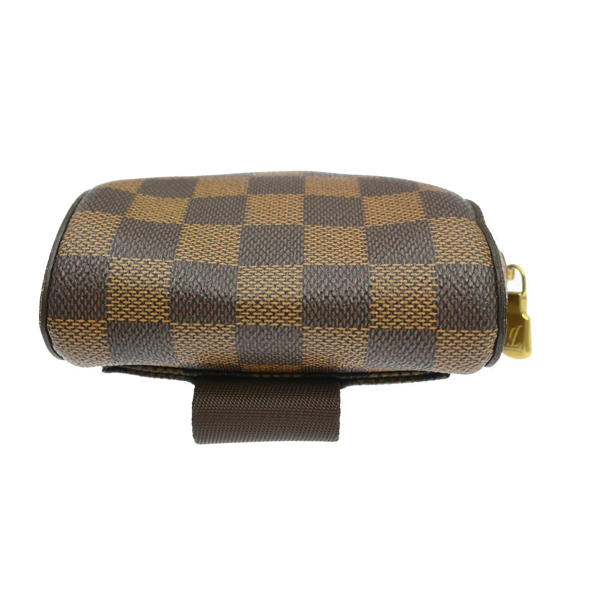 Louis Vuitton Geronimos Waist Bag Damier Brown Canvas Shoulder Bag Bag (Pre-Owned)