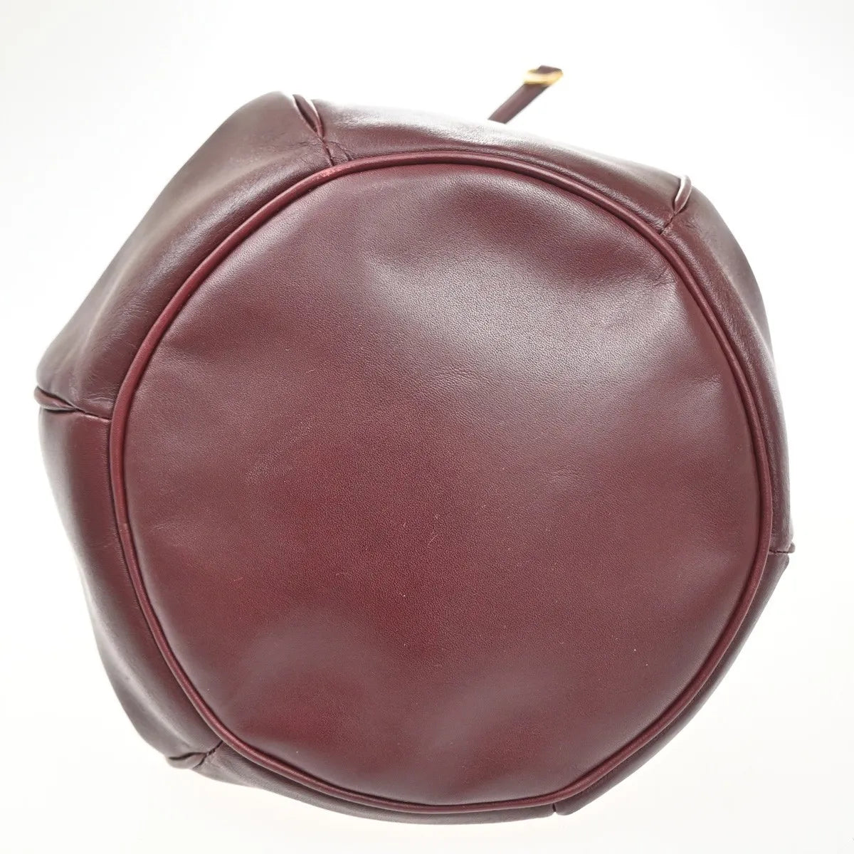 Cartier Must De Cartier Leather Red Leather Shoulder Bag Bag (Pre-Owned)