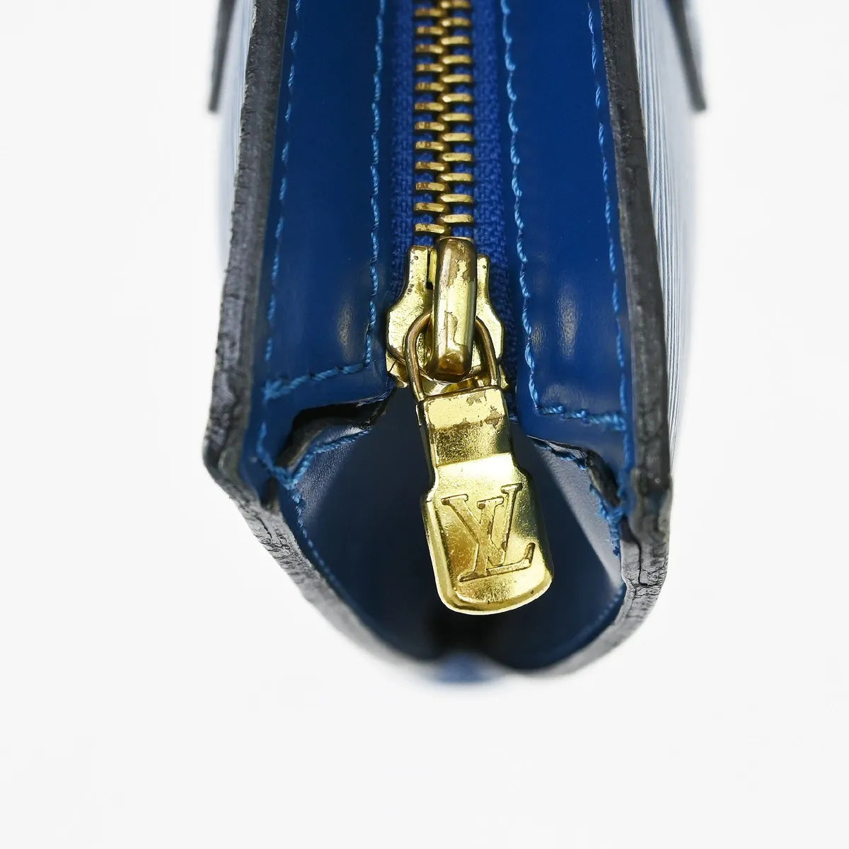 Louis Vuitton Saint Jacques Epi Leather Blue Leather Handbag (Pre-Owned)