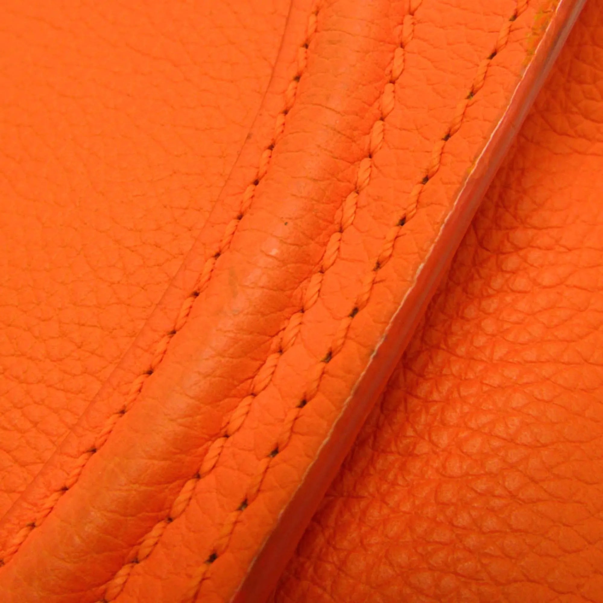 Celine Multicolor Luggage Leather Orange Leather Handbag (Pre-Owned)