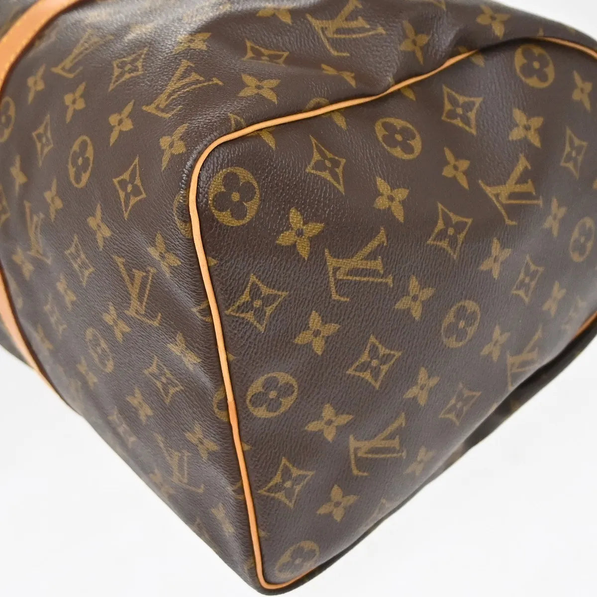 Louis Vuitton Keepall Monogram Brown Canvas Travel Bag Bag (Pre-Owned)