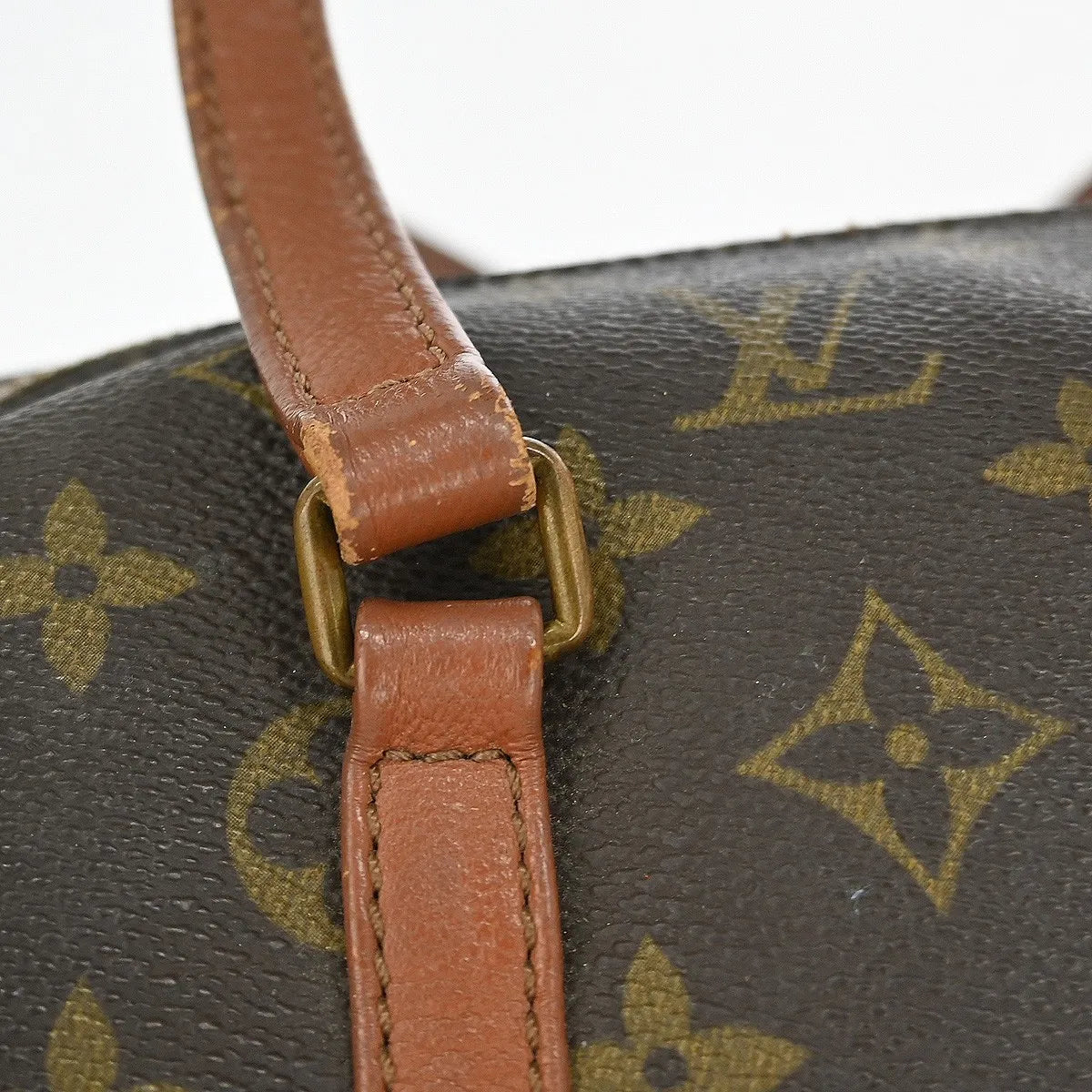 Louis Vuitton Papillon Monogram Canvas Brown Canvas Handbag (Pre-Owned)