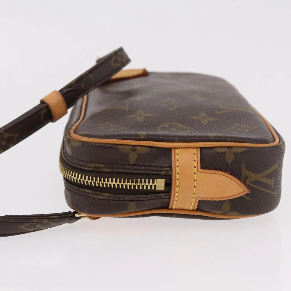 Louis Vuitton Pochette Marly Bandouliere Bag Monogram Canvas Brown Canvas Clutche & Pouche Bag (Pre-Owned)