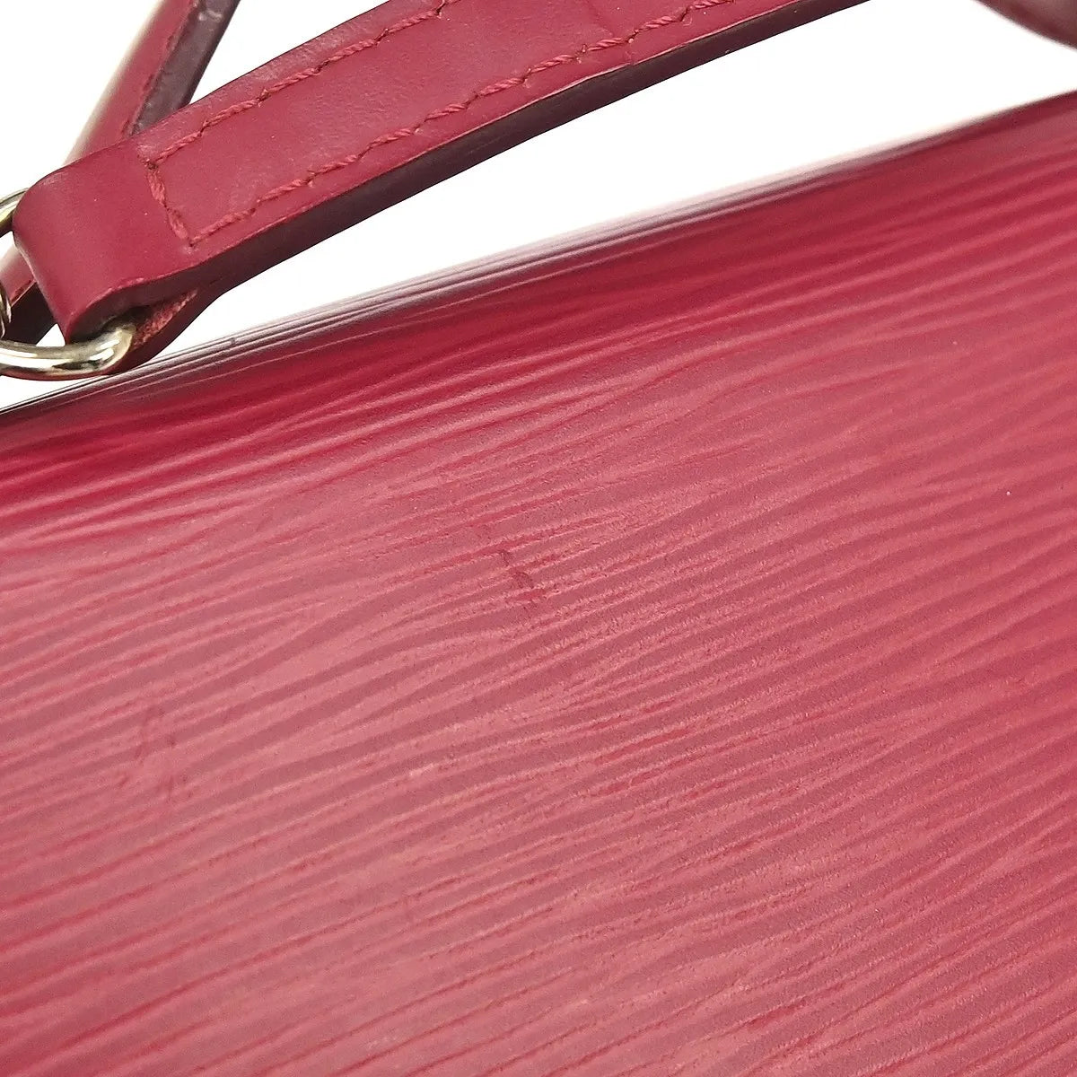 Louis Vuitton Monceau Epi Pink Leather Handbag (Pre-Owned)